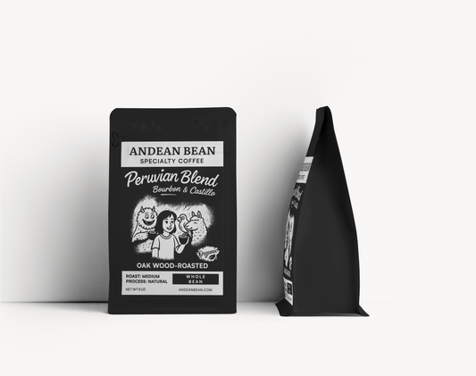 Wood-Roasted Specialty Coffee. Peru. Whole Bean 8 oz