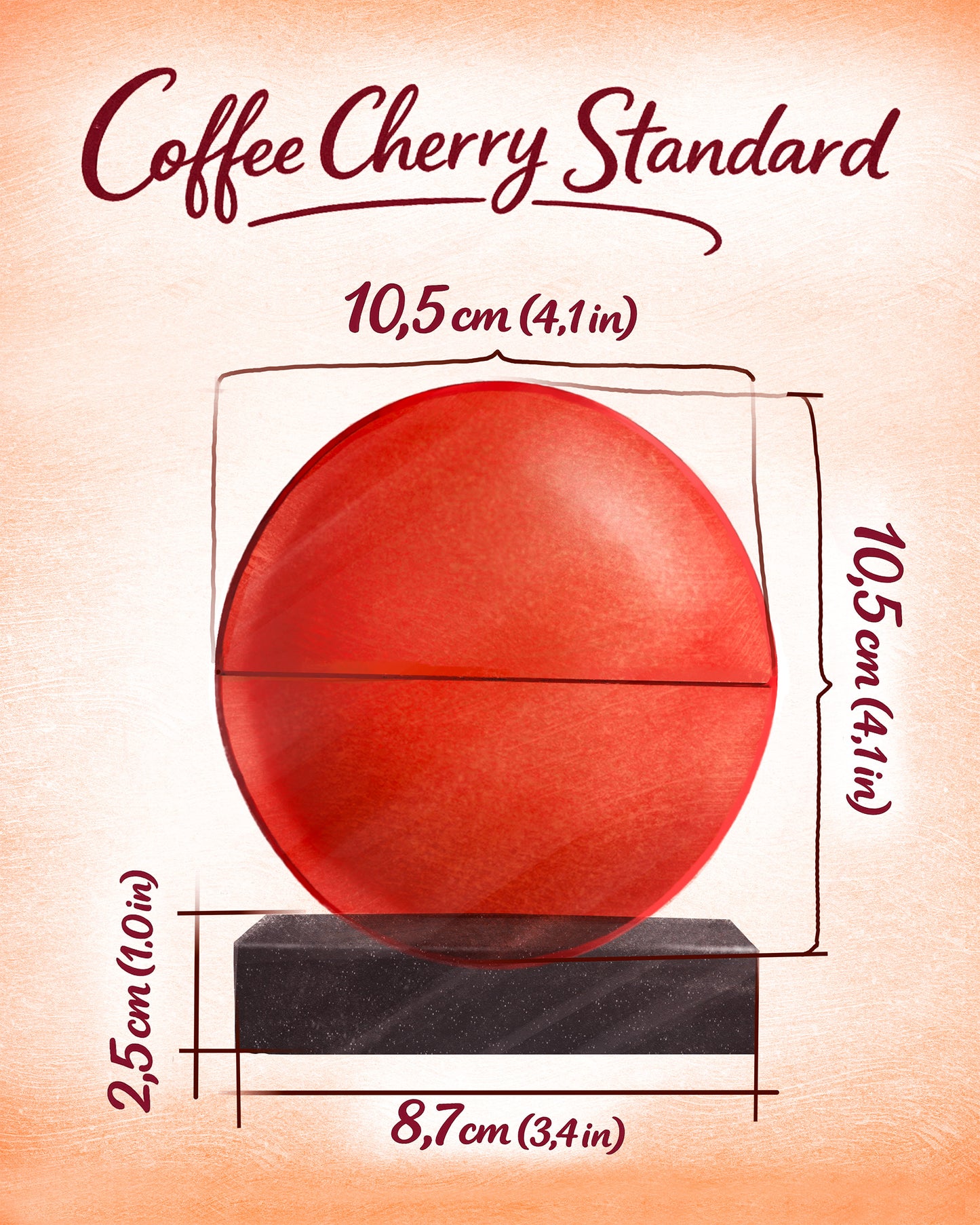 Coffee Cherry Standard (Hand-Painted)