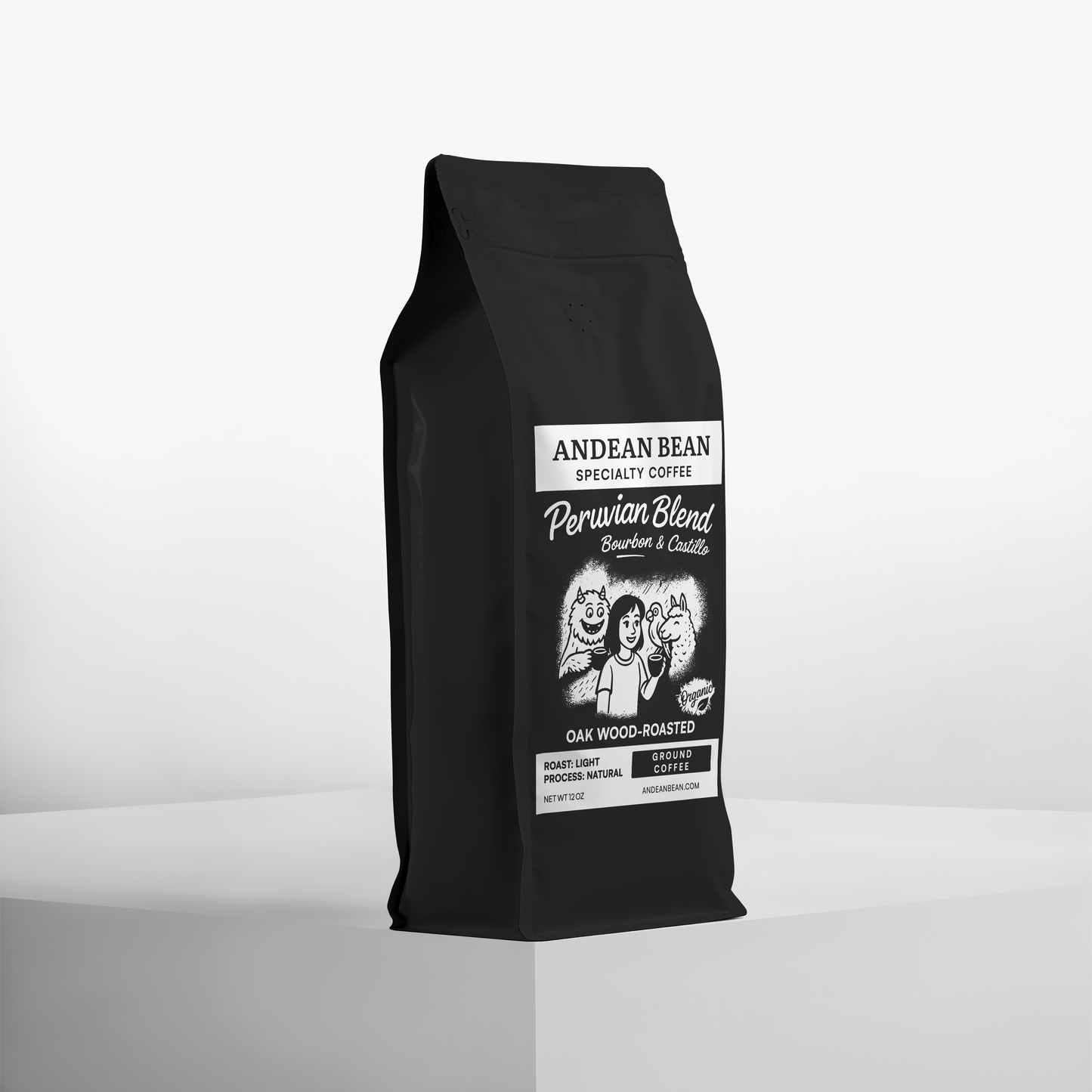 Wood-Roasted Specialty Coffee. Peru. Ground 12 oz