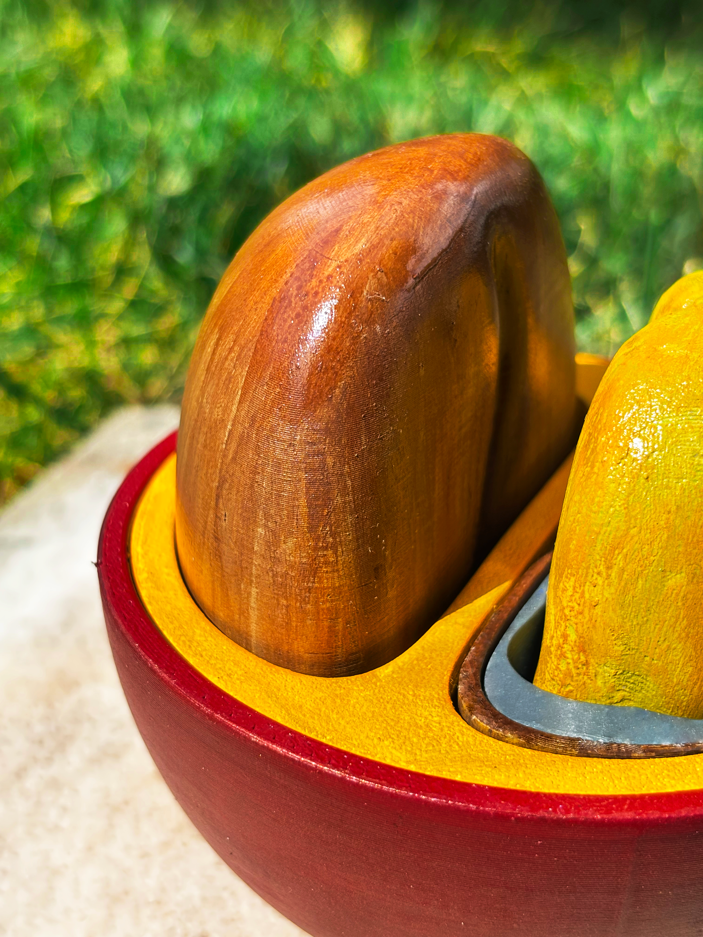 Coffee Cherry Model. Hand-Painted or Colored Plastic